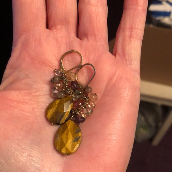 2005 Genuine Tiger’s Eye Necklace & Earring Set by AVON - Picture 5 of 10